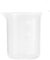 Bécher Gradué en Polypropylène. Verres Doseurs en Plastique Transparent pour Cuisine et Laboratoire (100ml, 1)