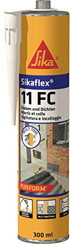 Sika – Kleb- und Dichtstoff – Sikaflex-11 FC Purform weiß – geeignet für übliche Baustoffe – lösemittelfrei und emissionsarm – 300 ml