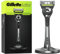 Gillette Labs Rasoir Homme Avec Barre Exfoliante, Manche Réutilisable, Noir, Cartouche De Recharge GilletteLabs A 5 Lames De La Marque, Rasage Du Visage Confortable, Coffret Avec Socle Magnétique
