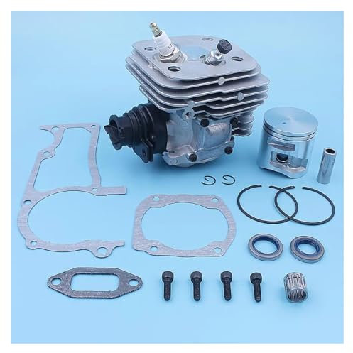 DIWUCXCA Kit guarnizioni di aspirazione pistone Cilindro da 50 mm for Pezzi di Ricambio di Ricambio Stile Motosega Husqva 365 X-Torq, 372XP X-Torq 372 XP