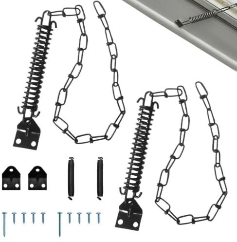 Verrou De Chaîne Pour Porte D'Entrée 2 Pièces De De Sécurité Portail | Chaîne Porte Renforcée Pour Maison Hôtel Garage Abri Chambre Appartement Dortoir Clôture