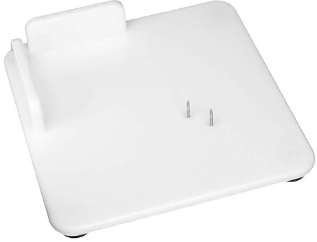 Sammons Preston Hi-D skalkbräda, enkelhänt skärbräda med aluminiumspikar för skalning och skivning, sugfötter för att fästa vid disken, och hörnskydd förhindrar matglidning, 28 cm fyrkant