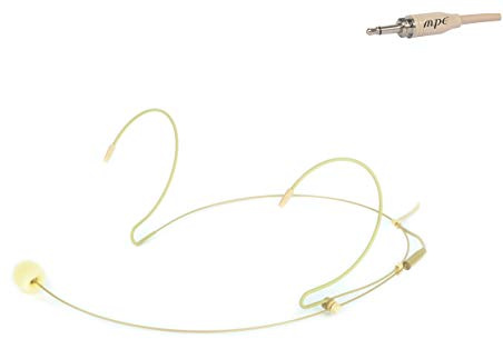 MPE AUDIO microphone serre tête sans fil wireless casque a condensateur omnidirectionnel jack 3,5mm pour microphone radio