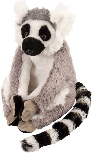 Wild Republic 10862 Republic 10880 Plüsch Lemur Katta, Cuddlekins Kuscheltier, Plüschtier, 20 cm