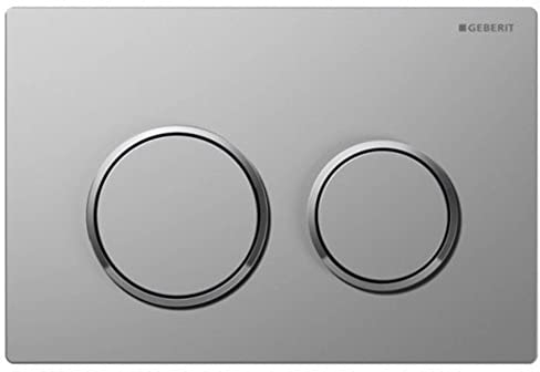 Geberit 115085KN1 Betätigungsplatte OMEGA20 f 2-Meng-Spül. seidengl./hochgl./seiden