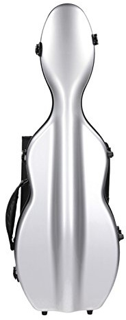 Geigenkoffer Glasfaser Ultra light 4/4 silbern M-Case