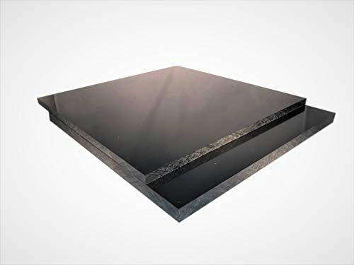 2-15mm PE300 Hartplatte Polyethylen Zuschnitt 500x250x4mm schwarz