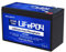 ECO-WORTHY 12V 8Ah Rechargeable LiFePO4 Lithium Iron Phosphate Battery with Over 3000 Times Deep Cycle for Fish finder,Ride on Car,Emergency Ham Radio,Burglar Alarm System,Kid Scooter,Solar Panel