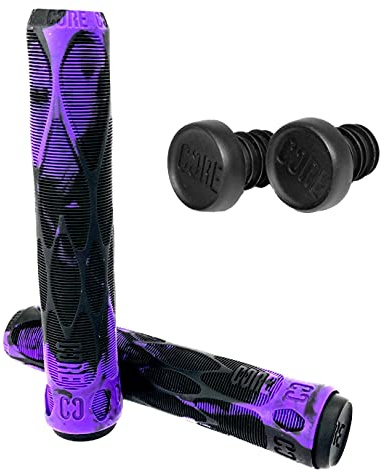 Scooters Core Stunt-Scooter Tret-Roller Hand Griffe Soft lang mit Barends/Grip + Fantic26 Sticker