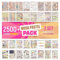 colortouch Sticker Set - 2500+ Pcs Monthly, Weekly, Daily Stickers - 32 Sheets Bullet Journal Sitckers Album for Planner, Organizer, Calendar, Laptop, Collection, Budget, Agenda, Schedule, Scrapbook
