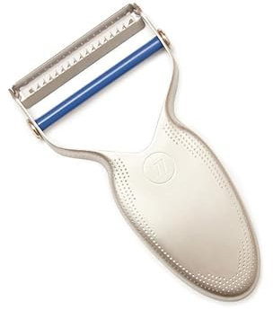 Milk Street Julienne Peeler, Vegetable Julienne Peeler, Peeler for Tough Veggies, Potatoes, Carrots, Squash, Stainless Steel Replaceable Blades, Dishwasher Safe