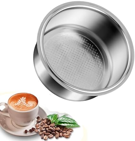 Cestello Portafiltro per Caffè da 51 mm, Filtri per Caffè in Acciaio Inossidabile, Parti di Ricambio per Caffè, Caffè Cestello per Filtro a Rete, Accessori per Macchine da Caffè Espresso