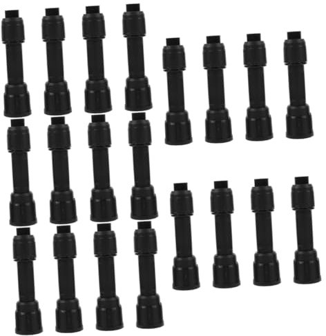 Kisangel 20 Stk Gießkanne Garten Sprühdüse Bewässerungssprühdüse garten sprühflasche kühlsystem Gartensprüher Nebelsprühdüse Düse für Gartenwasserschlauch Nebeldüsenwechsel Plastik Black