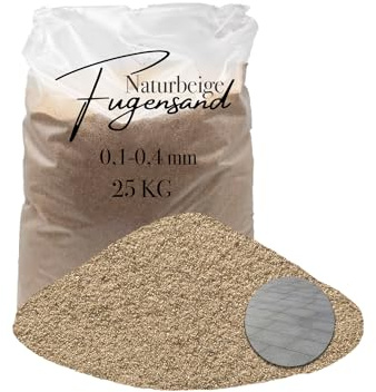 Fugensand Einkehrsand Quarzsand Pflasterfugensand beige (0,1-0,4 mm)
