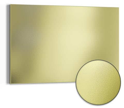 DEQORI Metall Magnettafel | 60x40 cm cm groß | Unifarben - Beige | Whiteboard für alle Magnete | Magnetboard Wand-Tafel für Küche & Büro | Design Magnetwand Pinnwand magnetisch