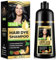 Shampoo Colorante Per Capelli Grigi 3 In 1 Nero Hair Dye Shampoo Colore Nutriente, Rinforzante E di Lunga Durata per Uomini E Donne, Formula Delicata, 500ml