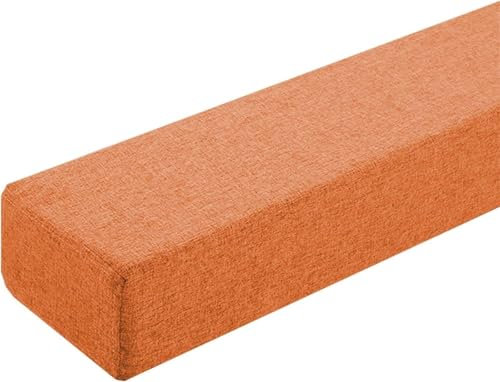 JHOMHF Bettlückenfüller mit abnehmbarem Bezug, Matratzenverlängerung for Twin-/Queen-/Kingsize-Betten, Lücken-/Raum-/Rissfüller zwischen Kopfteil und Matratze oder Wand(Color 8,140x10x25cm)