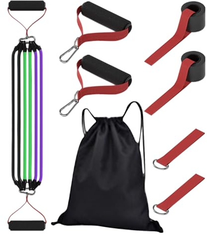 Ensemble de Bandes élastiques,Outils D'exercice Fitness Gym | Latex Naturel Confortable Pour Yoga Pilates Fitness Salle De Sport En Plein Air