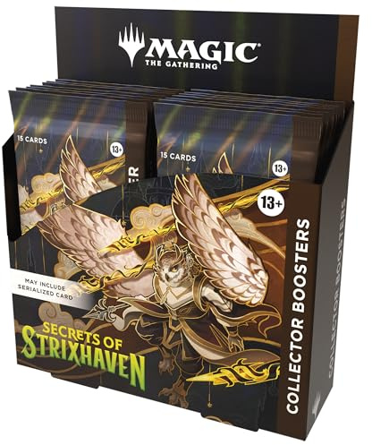 Caja de Sobres de coleccionista de Secretos de Strixhaven, de Magic: The Gathering (Versión en Inglés)