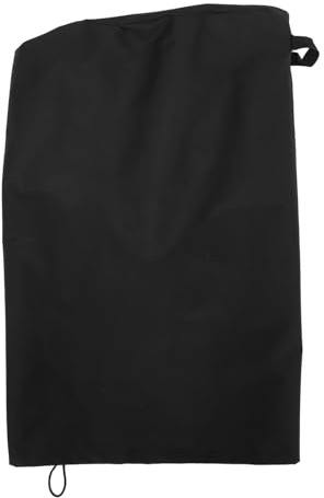 jojofuny Housse de Foyer Extérieur Ronde Imperméable en Tissu Oxford 600d, Protection Anti-poussière et Anti-pluie Poignées Latérales, 60 X 74 Cm, pour Brasero et Chauffage de Terrasse