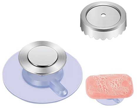 Supporto magnetico per sapone in pillola - Appendiabiti in acciaio - con magnete per sapone - per bagno, hotel, scuole, residenze studentesche, appartamenti e cucine