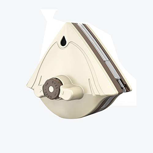 Nettoyeur de vitres double face. Nettoyeur de vitres, forme triangulaire, double face, magnétique, brosse nettoyage for, force réglable