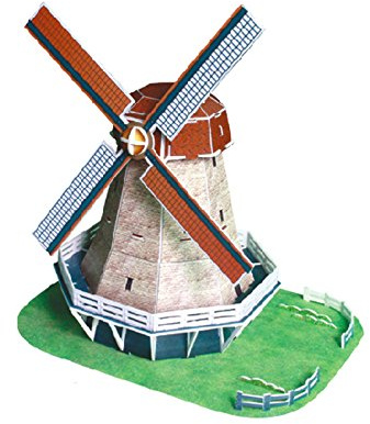 AK Sport C089H 3D Puzzle Holland Mühle, 45 teilig