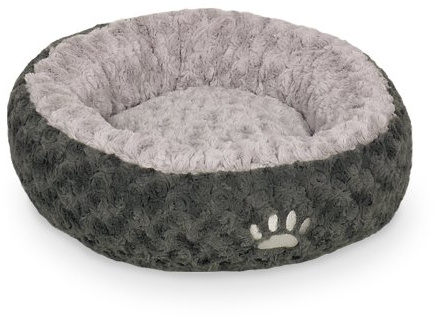 Nobby Komfortbett Donut Seoli, dunkelgrau-hellgrau, Ø 45