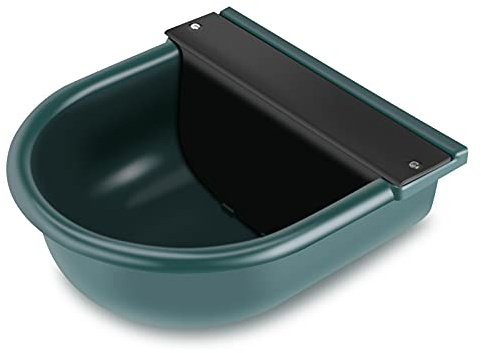 Zerone Automatic Water Bowl, Float Bowl Automatic Float Valve Water Feeder/Drinker Feeding Pet Animal Livestock Horse Pony Cow Sheep Goat, Water Capacity 4L