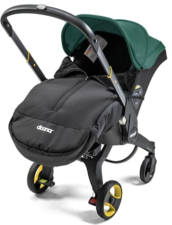 Doona Winter Cover - passgenau Babyschale - wetterbeständig & maschinenwaschbar - schwarz