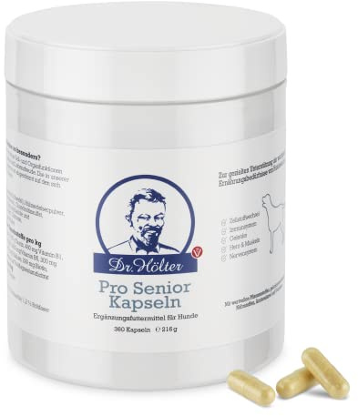 Dr. Hölter Pro Senior Hund - Wenn Organfunktionen bei Alten Hunden beeinträchtigt sind (360 Kapseln)
