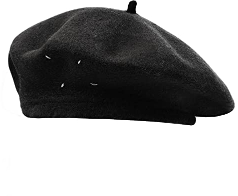 CLAPE Klassische Plain Baskenmütze Französischen Stil Beret Mütze Herren Vintage Wolle Barett Mütze Damen