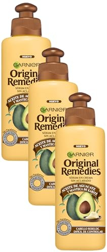 Garnier Original Remedies Haaröl ohne Abspülung Avokado und Karite - 200 ml (Packung mit 3)