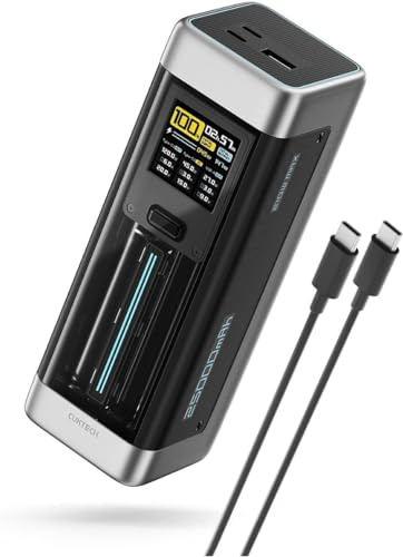 CUKTECH 20 Powerbank, 25.000mAh externer Akku mit 3 Anschlüsse, 210W Powerbank mit Digitales Display, Power Bank USB C PD 3.1 für MacBook Pro, Xiaomi Serie, Galaxy S23Ultra, iPhone15 Pro Max