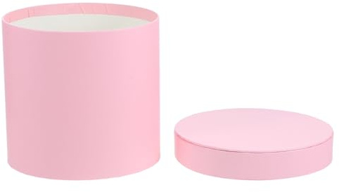 ABOOFAN Leerer Blumenzylinderkasten Rund 5.51X5.51X5.12 Zoll Blumenarrangementbox Für Brautjungfern Hochzeiten Geburtstage Babypartys Und Geschenkideen