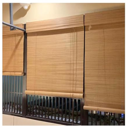 Bambusrollo Outdoor Wetterfest, römische Rollos for Fenster/Tür/Terrasse, Bambusjalousien, Decken- oder Wandmontage, alle Montageteile im Lieferumfang enthalten (Size : W170xH200cm/W66.92xH78.74in)