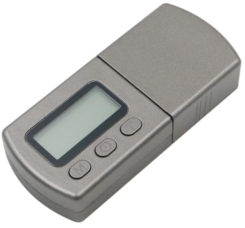 POFET Digitale Tonarmwaage Digital Turntable Stylus Force Scale Gauge Tester Prüfvorrichtung der Kraft vom Plattenspieler, Hohe Präzision ​LCD Hintergrundbeleuchtung für Tonarm des Plattenspielers