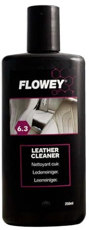 Flowey 6.3Lederreiniger Leather Cleaner Autoleder Reiniger - Ledercouch Reiniger - Alcantara Reiniger für Auto und Haushalt 250ml