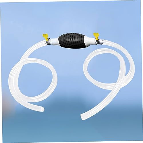 iplusmile Ölsauger Handpumpe 2m Saugrohrpumpe Für Autos Motorräder Yachten Transparentes PVC Material Hohe Saugkraft Und Durchflussrate Für Kraftstoff Und Wasser