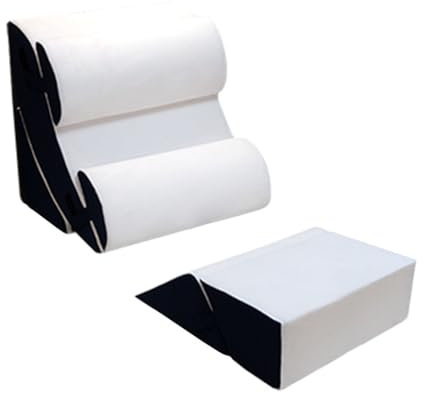 Yglophic 6 Teiliges Keilkissen Set,Orthopädisches Bettkeilkissen aus Memory Baumwolle,Rückenkissen Lesekissen Set mit Waschbarem Bezug,Keilkissen zum Schlafen Rückenlehne zum Schlafen,Unterhaltung