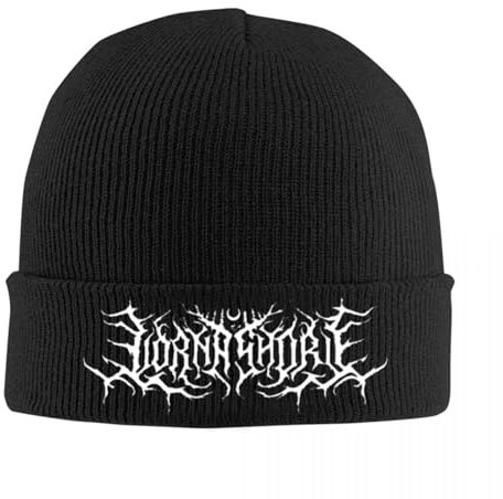 EIILHUED Lorna Shore Logo Strickmütze Beanie Hüte Warm Unisex Casual Heavy Metal Punk Kappe Männer Frauen