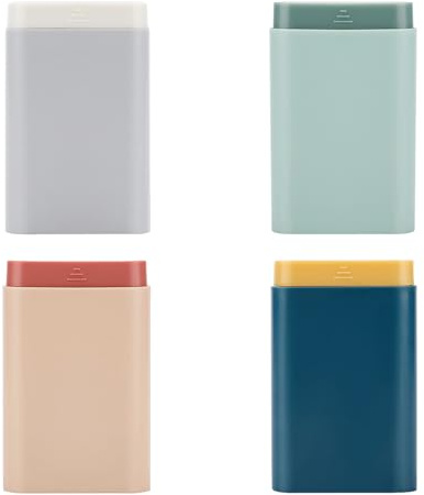 Box Di Medicina Partizionata A 4 Pezzi, Scatola Di Medicinali Portatili, Scatola Di Conservazione Multifunzione, Scatola Mini Sigillata E Accessori Per La Conservazione Dei Farmaci.