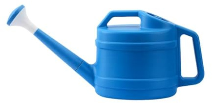 3.5L Watering Can - Long Spout with Detachable Sprinkler Head Outdoor & Indoor Plant Watering Can Rose Head,Comfortable Double Handles Plastic Water Cans for Houseplant Garden Plants (Blue)