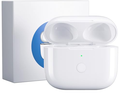 Wireless Charging Case Replacement Compatible with AirPods Pro 1 and Pro 2, Airpods Pro Case with Bluetooth Button for Pairing, 660 mAh Airpod Pro 2 Case Replacement