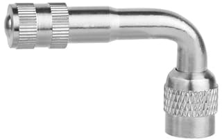 ventilverlängerungen Messing-Luftreifenventilwerkzeug for Schrader-Ventile mit Verlängerungsadapter for Motorräder und Fahrräder – ideal for die Outdoor-Pflege den persönlichen Gebrauch(Silver)