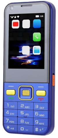 Sharainn Telefono 4G Sbloccato, Cellulare con Schermo Touch da 2,8 Pollici per Anziani, Telefono Android Dual SIM con Wi-Fi e Bluetooth 5.0, Facile da Usare per le Persone anziane. (BLUE)