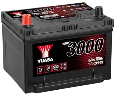 Yuasa YBX3113 12V 50Ah 530CCA Sealed Maintenance Free High Performance Battery
