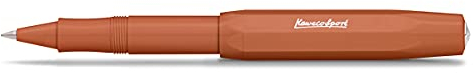 Kaweco SKYLINE SPORT Rollerball Fox I Gel- / Kugelschreiber aus hochwertigem Kunststoff mit Keramikkugel I Trendiger Kuli in Orange I 13 g Tintenroller mit 0.7 mm Mine I Gelroller 13,5 cm