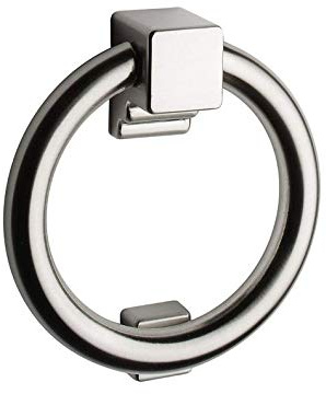 Taymor Türklopfer mit Ring, satiniertes Nickel