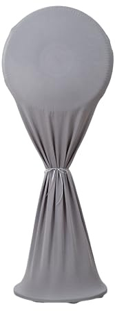 ZZMUK Housse de protection anti-poussière pour ventilateur électrique sur pied - Motif feuilles et fleurs - Lavable - Résistant à la poussière et à l'humidité
